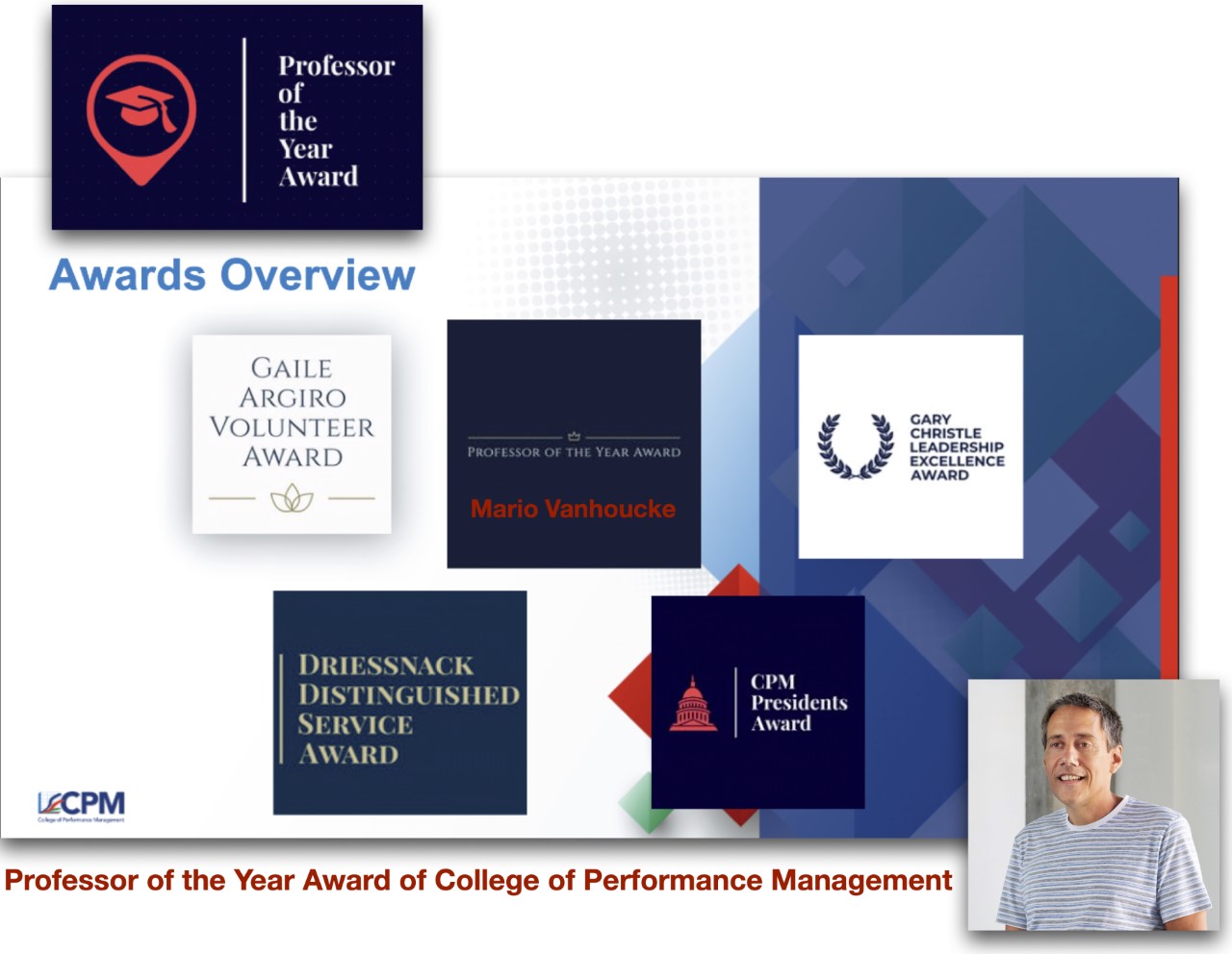 Professor of the Year 2022 Mario Vanhoucke