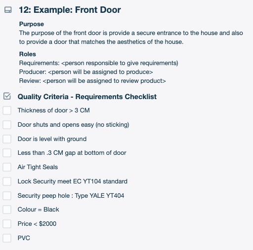 gathering requirements