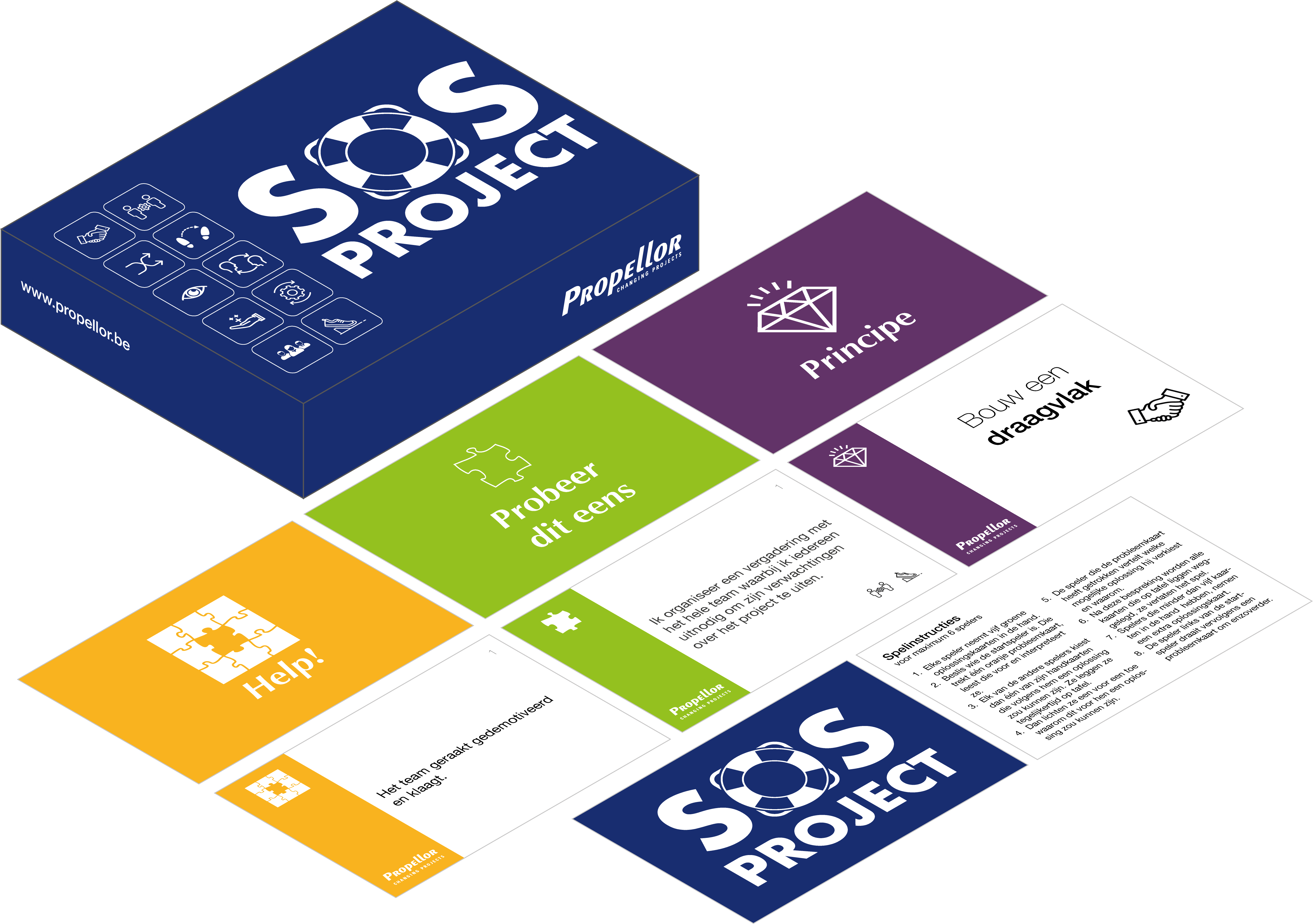 sos PM kaartspel design white