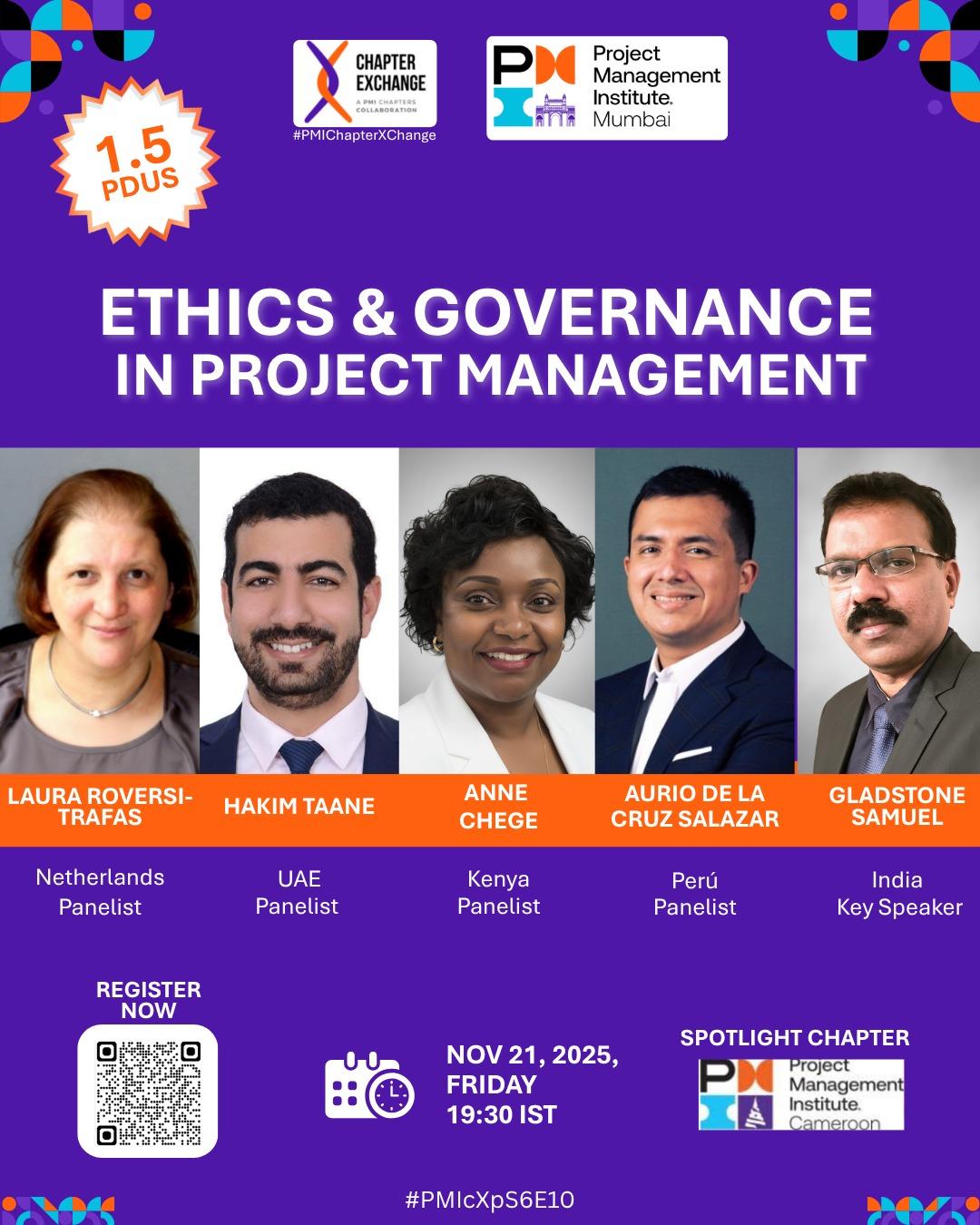 PMI Chapter Xchange: Ethics & Governance in Project Management