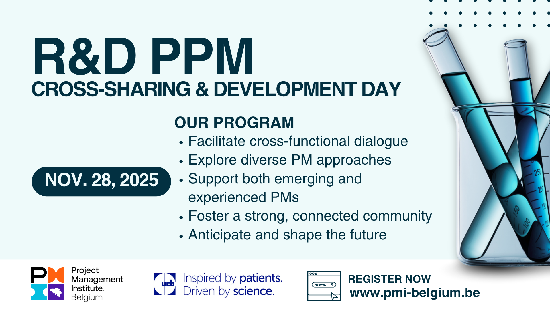 R&D PPM Cross-Sharing & Development Day [In Person] | PMI Belgium